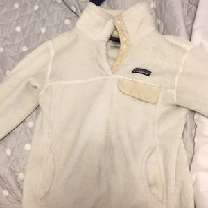 White Patagonia W’s Re-Tool Snap-T Pullover